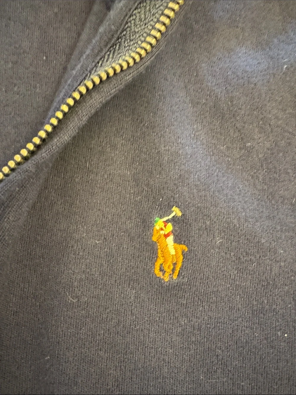 Polo by Ralph Lauren Navy Half-Zip Sweatshirt size 7